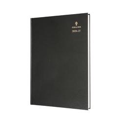 Black Collins Academic Diary Day Per Page A4 2026-2027 44Mblk26