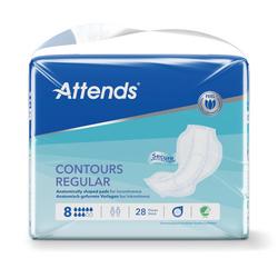 28 x Attends Contours Regular 8 | Incontinence Pads | 1 Pack of 28 - Image 9