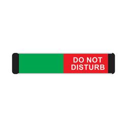 5 Star Do Not Disturb Slider Sign Anodised Aluminium 50x200mm