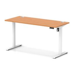 Dynamic Air Lite Electronically Height Adjustable Back To Back Desk Rectangular T-Foot 1,400 (W) X 600 (D) X 1,140 (H) Mm Mfc (Melamine Faced Chipboard) - Image 3