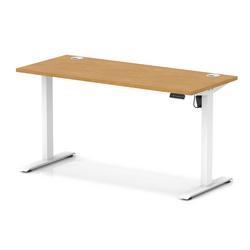 Dynamic Air Lite Electronically Height Adjustable Back To Back Desk Rectangular T-Foot 1,400 (W) X 600 (D) X 1,140 (H) Mm Mfc (Melamine Faced Chipboard) - Image 3