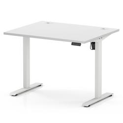 Photos - Office Desk AiR Lite 1000x800 Height Adjustable Desk White Top CP White Leg HA03934 