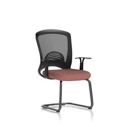 Astro Visitor Cantilever Leg Mesh Chair Seat Rivet Forge