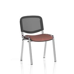 Chrome Frame Mesh Back Bespoke Colour Rivet Forge (MOQ of 4)