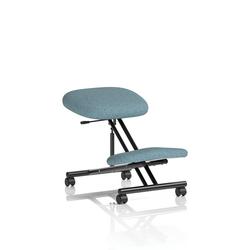 Kneeling Stool Black Frame Bespoke Colour Rivet Quench