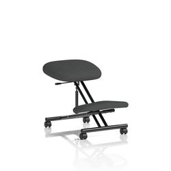 Kneeling Stool Black Frame Bespoke Colour Quest Mussel