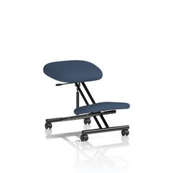 Kneeling Stool Black Frame Bespoke Colour Quest Whelk