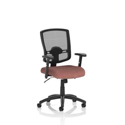 Photos - Computer Chair Portland II Mesh Back With Height Adjustable Arms Seat Rivet Forge KCUP4121