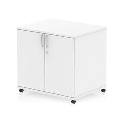 600mm Deep Mobile Cupboard White