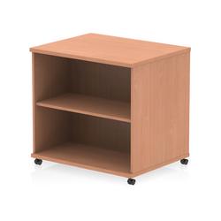 600mm Deep Mobile Bookcase Beech
