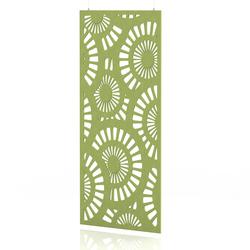 Sch! Acoustic Hanging Wall Panel - Sunburst - Lime Green