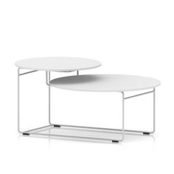  Coffee Table White Top White Frame