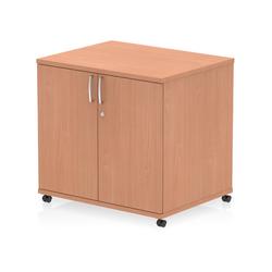 600mm Deep Mobile Cupboard Beech