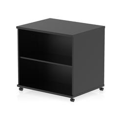 600mm Deep Mobile Bookcase Black