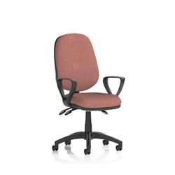 Eclipse + III Lever Operator Chair With Loop Arms Rivet Forge