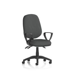 Eclipse + Iii Lever Operator Chair With Loop Arms Quest Mussel