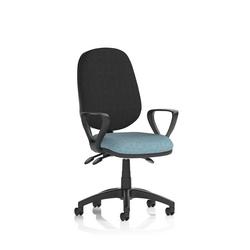 Eclipse + III Lever Operator Chair With Loop Arms Seat Rivet Quench
