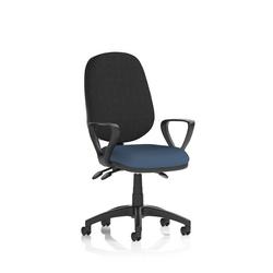 Eclipse + III Lever Operator Chair With Loop Arms Seat Quest Whelk