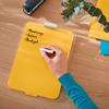 Leitz Cosy Glass Drywipe Desktop Easel Whiteboard Warm Yellow 39470019