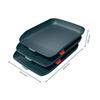 Leitz Cosy Letter Tray A4 Velvet Grey (Pack of 3) 53582089