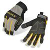 Mec DexWork Passion Impact Mechanics Gloves 1Pr Black/Grey M MECDY-713M