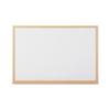 Earth Prime Non-Magnetic Whiteboard 90x60cm Oak MDF Frame MB07002318