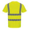 Portwest High Visibility Cotton Comfort T-Shirt Short Sleeve Yellow Medium S170YERM