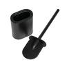 Sana Silicone Toilet Brush and Holder Black 10766