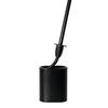 Sana Silicone Toilet Brush and Holder Black 10766
