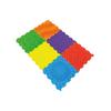 Massage Puzzle Textured Floor Tiles Indoor/Outdoor Use Assorted Bright Colours (Pack of 6) TEXMP6-BR