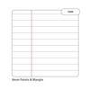 Rhino Exercise Book 80 Page A4 8mm Ruled Orange Contract (Pack of 50) VEXV668-1465-2