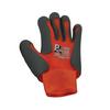 Children's Gloves TPE Palm Coating with Paw Print Design 1 Pair Size 5 Orange/Grey KDZGGO-5