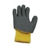 Children's Gloves TPE Palm Coating with Cub Paw Print Design 1 Pair Size 4 Yellow/Grey KDZGGY-4