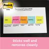 Post-It Z-Notes 100 Sheets 76x76mm Assorted Neon (Pack of 6) R330NR