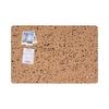 Eco Frameless Retangular Board Double-Sided Cork/ Black Eva 60X40Cm SF124412397