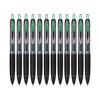 Uni-Ball Signo 207 Rollerball Gel Pen Green (Pack of 12) 308692000