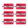 Artline Grooved Magentic Eraser Red with Artline Eco-Green Whiteboard Marker Black (Pack of 6) ERT-M