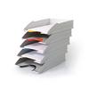 Durable Varicolor Mix Eco Stackable Letter Trays A4+ Grey (Pack of 5) 770427