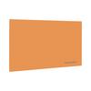 Bi-Office Loop Magnetic Lacquered Steel Surface Frameless board 2400x1000mm Tangerine WRL02890101