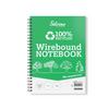 Silvine Recycled Wirebound Notebook Ruled 104 Pages A5 (Pack of 12) TWREA5