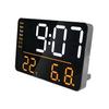 Unilux Numi Digital Wall Clock Black 400206176