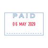 Trodat Printy 4750L2 Dater Stamp - Paid 141365
