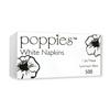 Poppies Napkins 1-Ply 30cm White (Pack of 500) 3014WHSGL