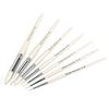 White Nylon Round Paint Brushes White Handle (Pack of 60) MJWNR